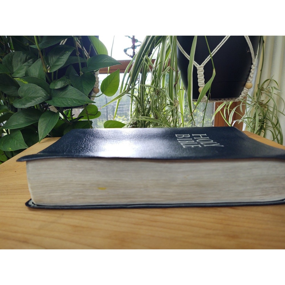Holy Bible 1986 King James Version Giant Print Words Christ in Red Concordance - Picture 4 of 13